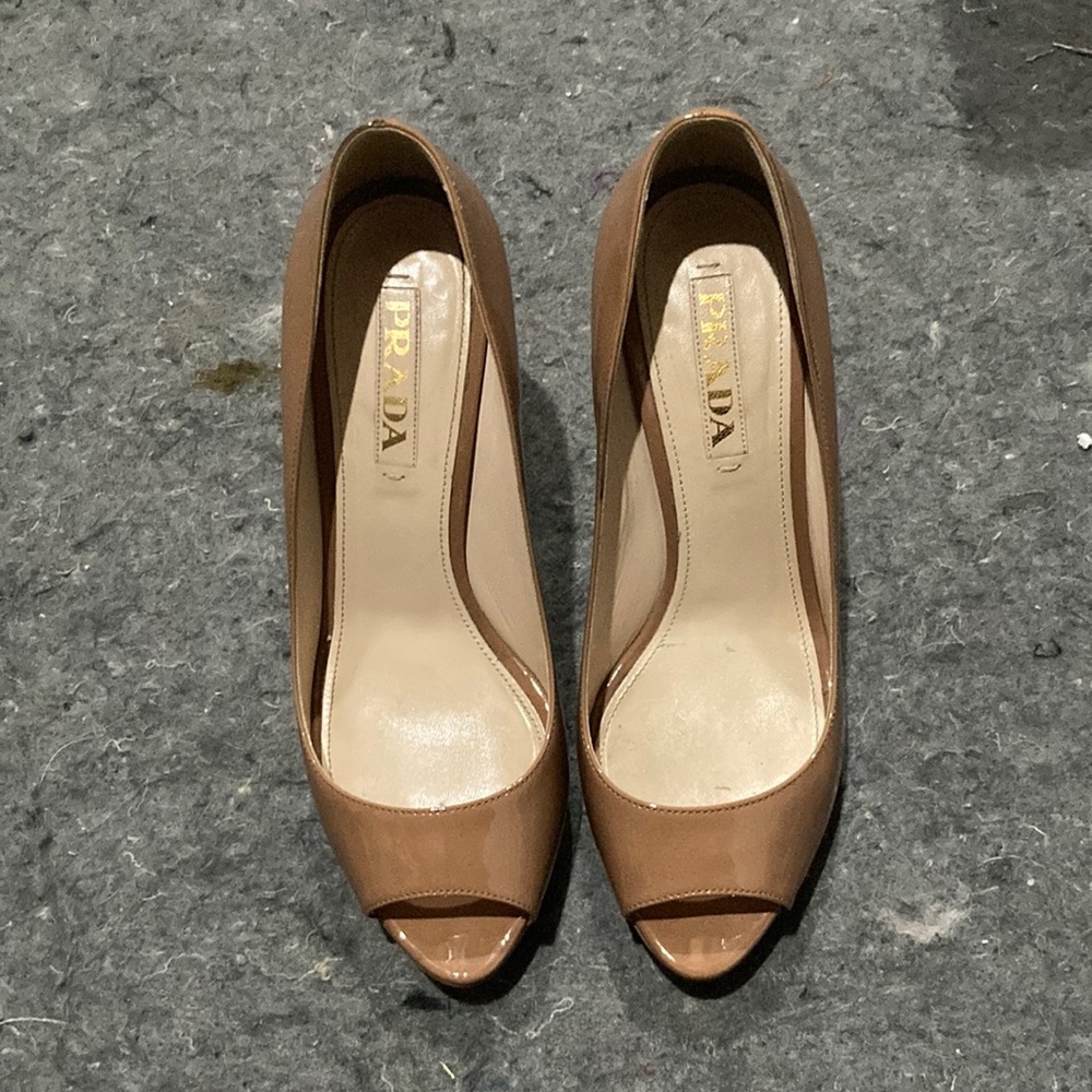 Nude Prada Heels